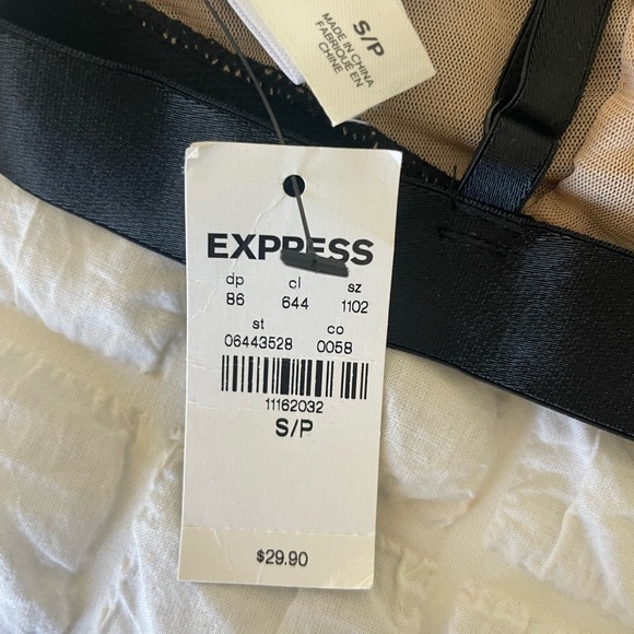 Express Black Lace Bra with Intricate Detailing - Picture 10 of 11